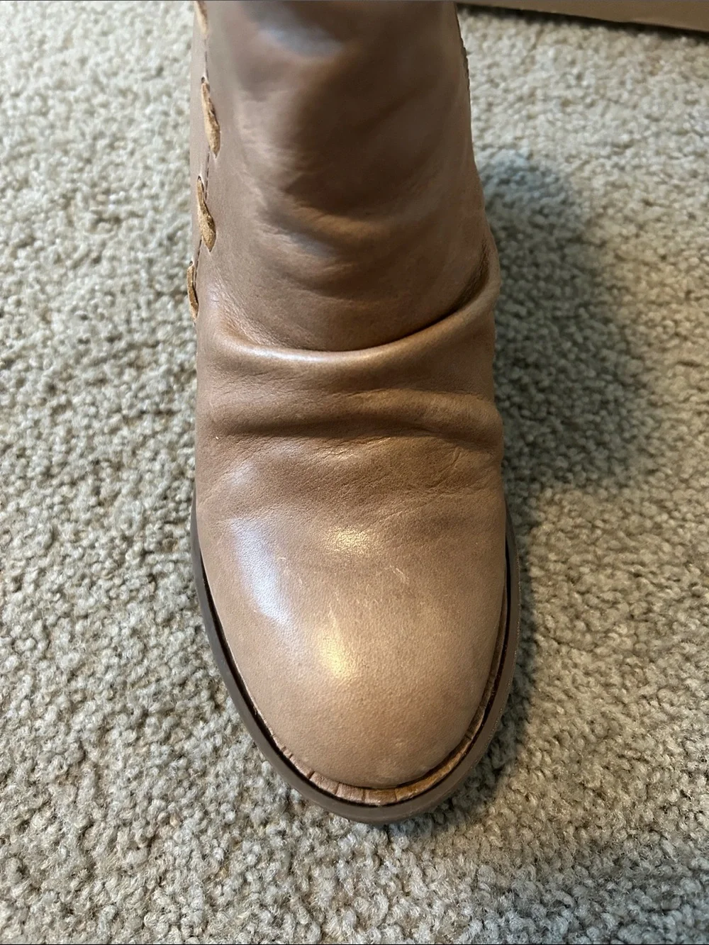 BORN Toni Leather Heeled Boots 8.5 - Picture 4 of 11